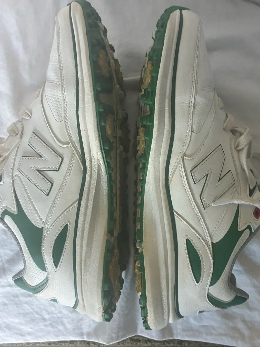 New Balance white Green Masters colors Golf Shoes men’s 12